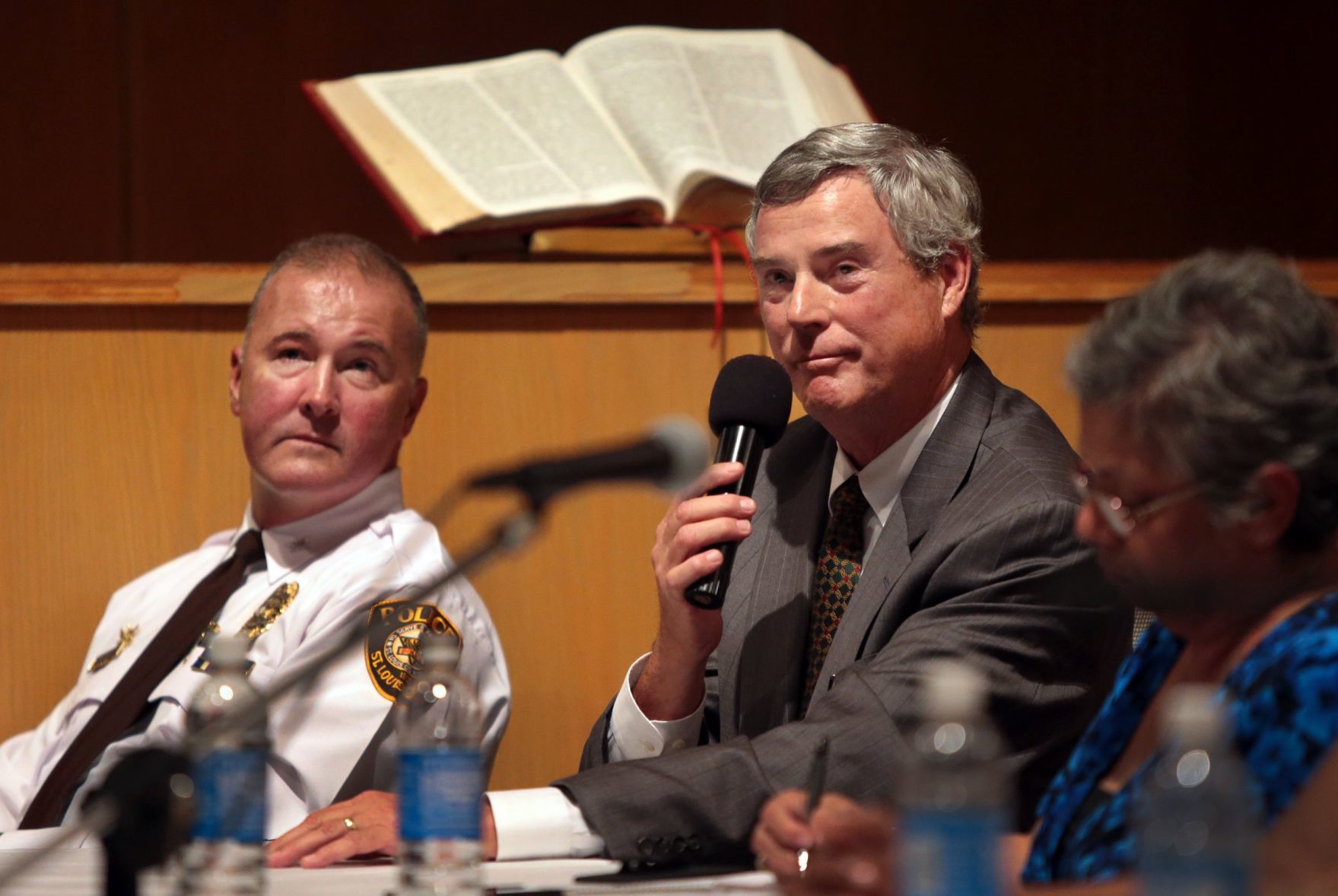 Residents, clergy gather at church forum looking for answers in shooting of Michael Brown in Ferguson